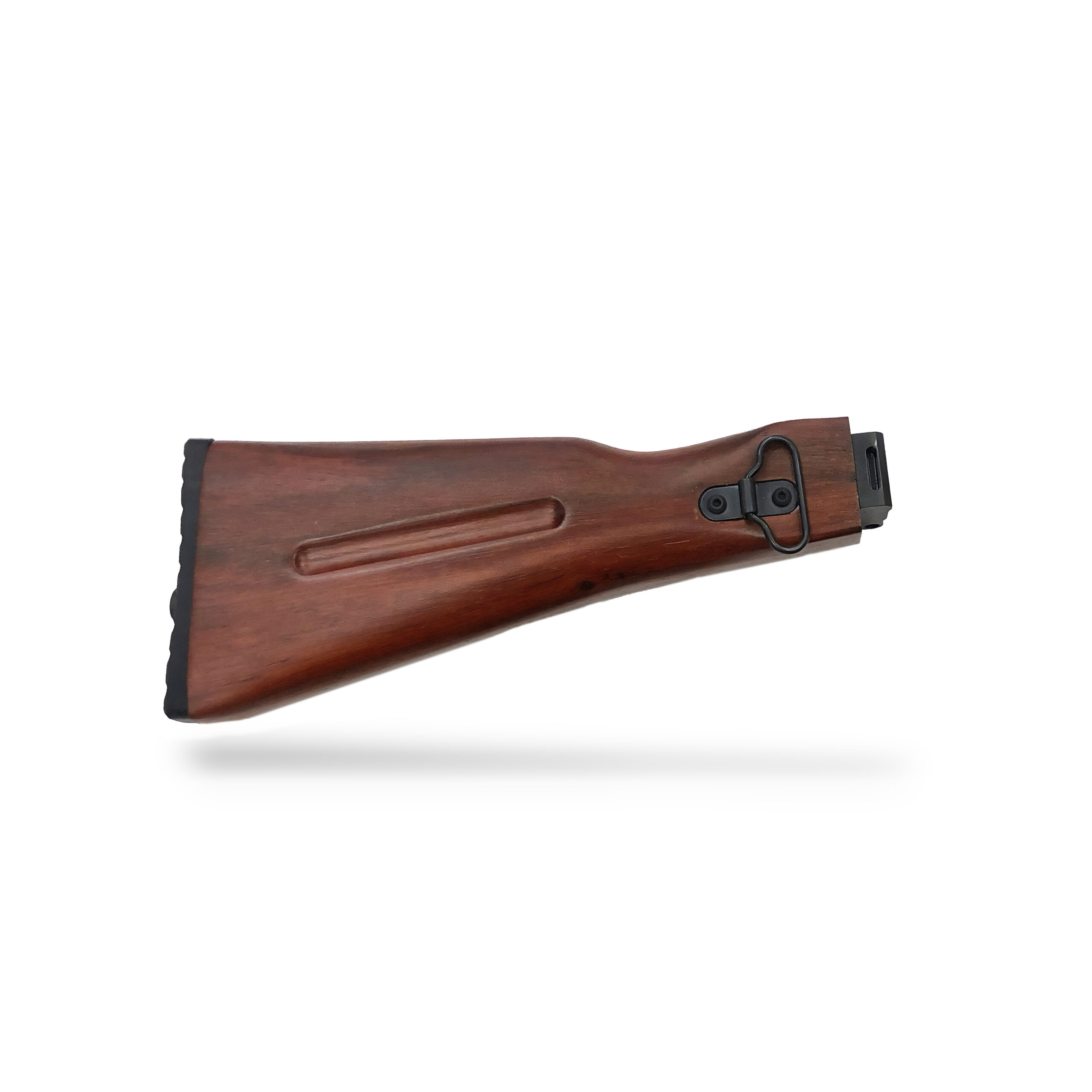 AKM Side-Folding Wood Stock – Exotic Padauk